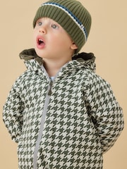 Crema - KIDLY by MORI Supersoft Fleece Lined Puddlesuit - Imagen 1 de 5