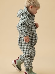 Crema - KIDLY by MORI Supersoft Fleece Lined Puddlesuit - Imagen 2 de 5