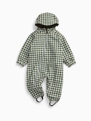 Crema - KIDLY by MORI Supersoft Fleece Lined Puddlesuit - Imagen 3 de 5