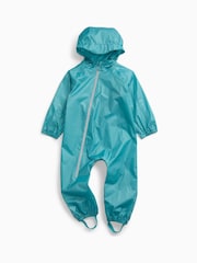 Blau - KIDLY by MORI Packaway Puddlesuit - Bild 1 von 4