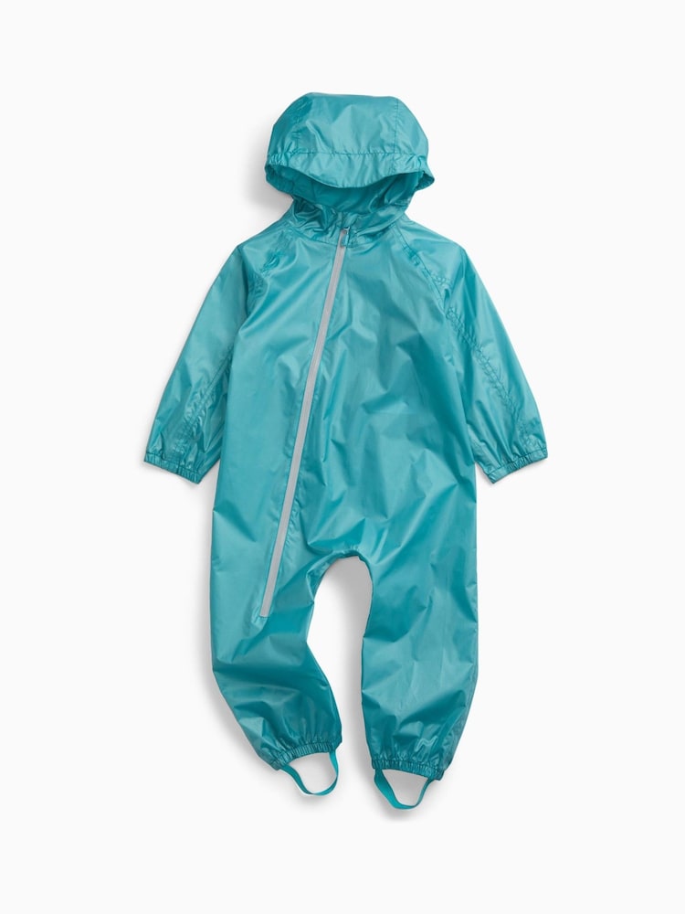 Blau - KIDLY by MORI Packaway Puddlesuit - Bild 1 von 4 Blau - KIDLY by MORI Packaway Puddlesuit - Bild 1 von 4