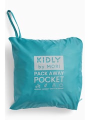 Blau - KIDLY by MORI Packaway Puddlesuit - Bild 2 von 4
