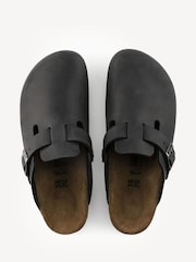 Черный - кожаные сабо Birkenstock Boston - Image 3 of 3