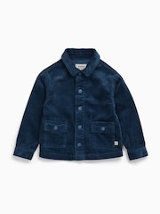 KIDLY by MORI Blue Supersoft Corduroy Jacket - Image 1 of 2