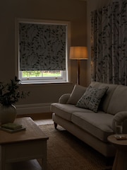 Green Ready Made Blackout Roller Blind Isla Floral - Image 3 of 9