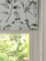 Green Ready Made Blackout Roller Blind Isla Floral - Image 7 of 9