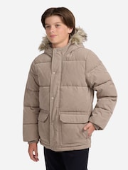 Abercrombie & Fitch Grey Heavyweight Parka Jacket - Image 1 of 2
