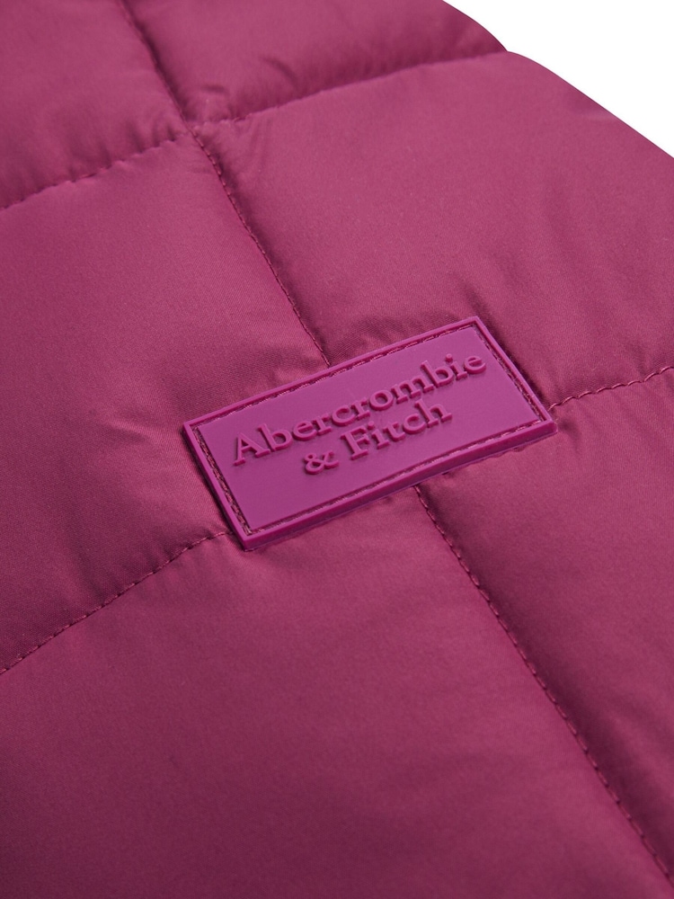 Pink - Abercrombie & Fitch Midweight Puffer Jacket - Bild 6 von 6