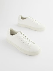 White Minimal Trainers - Image 1 of 5