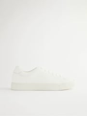 White Minimal Trainers - Image 2 of 5