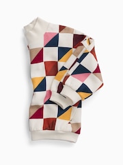 Cream - KIDLY by Mori – weiches Sweatshirt mit durchgehendem Print - Bild 3 von 3