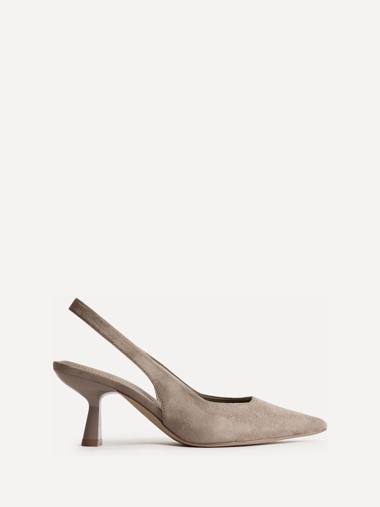 Linzi Brown Alisa Wide Fit Slingback Court Heels - Image 2 of 5 Linzi Brown Alisa Wide Fit Slingback Court Heels - Image 2 of 5