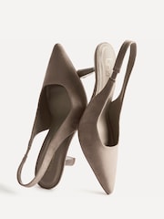 Linzi Brown Alisa Wide Fit Slingback Court Heels - Image 5 of 5