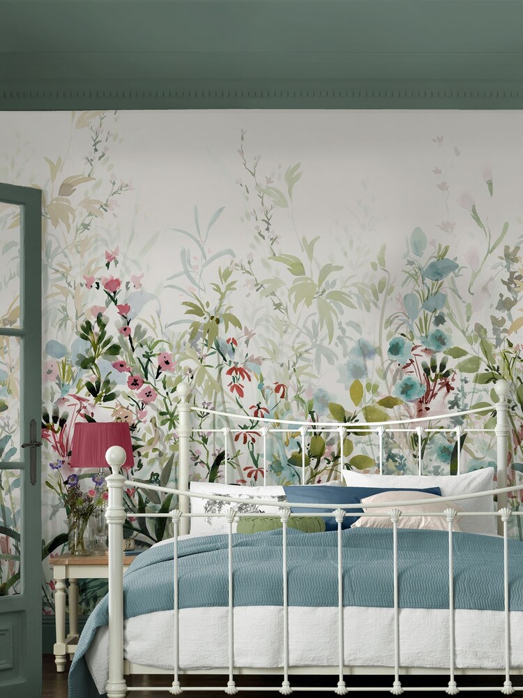 Laura Ashley Multi Pointon Fields 3M Mural - Image 1 of 4