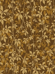 Clarissa Hulse Ochre  Gold Virginia Creeper 10M Wallpaper - Image 2 of 3