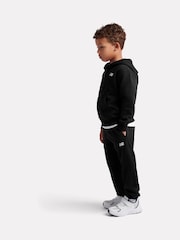 New Balance Black Small Logo Brushback Zip Through Hoodie & Joggers Set - Image 3 of 8