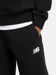 New Balance Black Small Logo Brushback Zip Through Hoodie & Joggers Set - Image 5 of 8