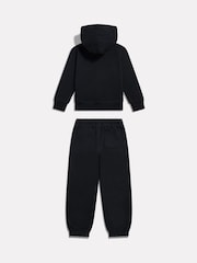 New Balance Black Small Logo Brushback Zip Through Hoodie & Joggers Set - Image 7 of 8