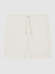 Reiss Ecru Brancaster Cotton Drawstring Shorts - Image 2 of 5