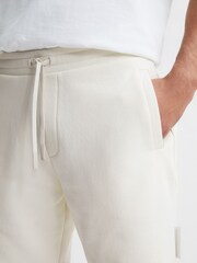 Reiss Ecru Brancaster Cotton Drawstring Shorts - Image 3 of 5