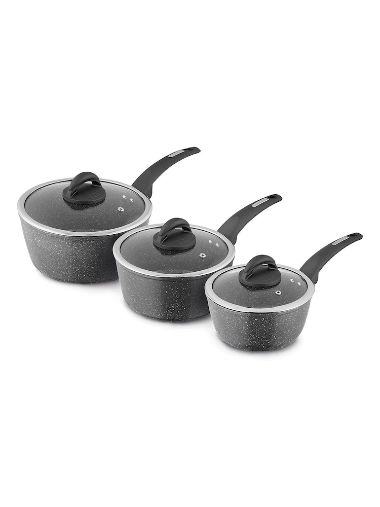 Tower 3 Piece Clear Forged Pan Set - Image 1 of 12