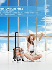 Flight Knight 45x36x20cm EasyJet Underseat Anti-Crack Cabin Carry On Hand Luggage Suitcase - Image 2 of 7