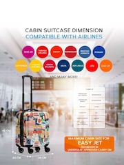Flight Knight 45x36x20cm EasyJet Underseat Anti-Crack Cabin Carry On Hand Luggage Suitcase - Image 3 of 7