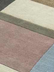 Asiatic Rugs Lilac Purple Reef Wool Blocks Rug - Image 5 of 5