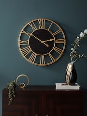 Gold Farringdon Wall Clock - Image 1 of 5
