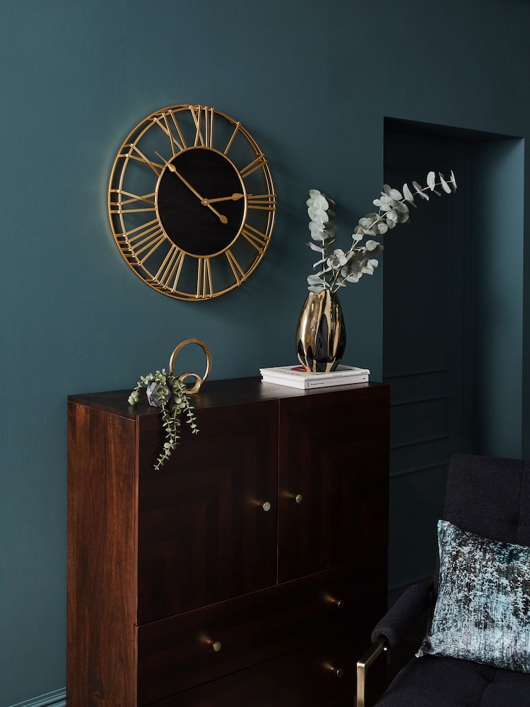 Gold Farringdon Wall Clock - Image 2 of 5