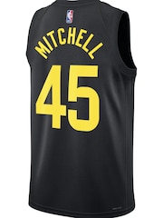 Nike Black Utah Jazz Jordan Statement Edition Swingman Jersey - Donovan Mitchell Unisex - Image 3 of 3