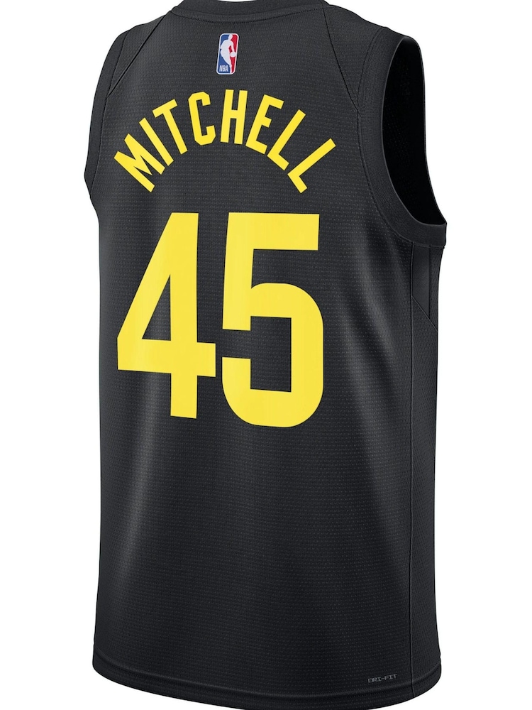 Nike Black Utah Jazz Jordan Statement Edition Swingman Jersey - Donovan Mitchell Unisex - Image 3 of 3