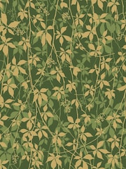 Clarissa Hulse Basil  Gold Virginia Creeper 10M Wallpaper - Image 2 of 3
