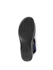 Pavers Blue Ladies Stretch Sandals - Image 6 of 6