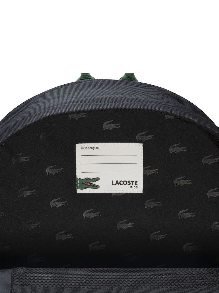 Lacoste Black Core Solid Backpack - Image 5 of 5 Lacoste Black Core Solid Backpack - Image 5 of 5