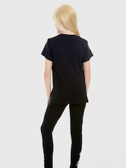Pineapple Black 100% Cotton T-Shirt - Image 2 of 4