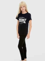 Pineapple Black 100% Cotton T-Shirt - Image 4 of 4