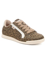 Rocket Dog Brown Bolt Kitty Leopard Trainers - Image 3 of 8