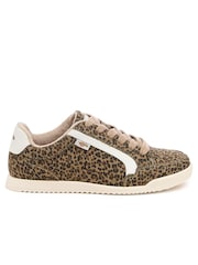 Rocket Dog Brown Bolt Kitty Leopard Trainers - Image 4 of 8