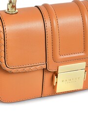 Radley London Mini Orange Hanley Close Weave Flapover Cross-Body Bag - Image 3 of 4