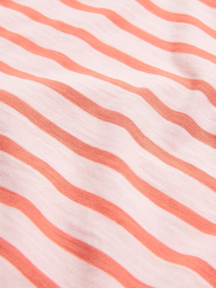 Joules Girls' Betty Pink Striped Short Sleeve T-Shirt - Image 5 of 5 Joules Girls' Betty Pink Striped Short Sleeve T-Shirt - Image 5 of 5