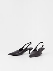 Vagabond Shoemakers Lykke Slingback Kitten črna čevlji z visoko peto - Slika 2 iz 3