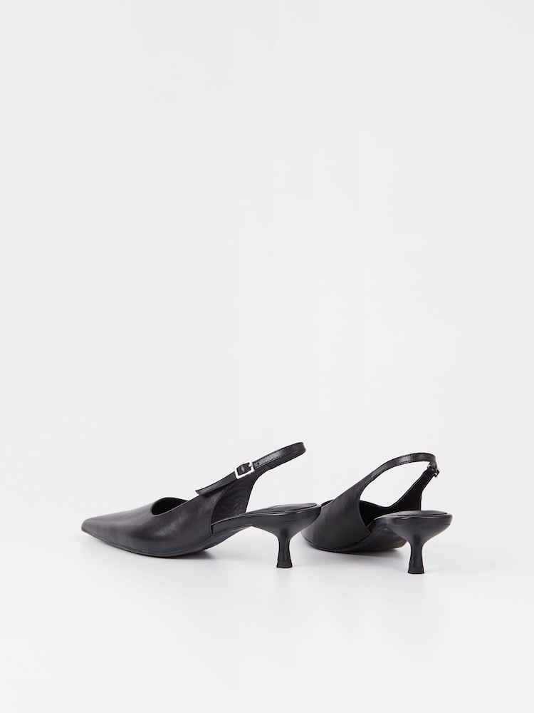 Vagabond Shoemakers Lykke Slingback Kitten črna čevlji z visoko peto - Slika 3 iz 3