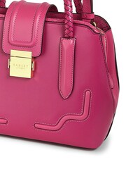 Radley London Pink Liverpool Street 2.0 Weave Small Zip Top Multiway Bag - Image 4 of 5