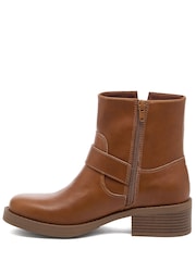 Rocket Dog Brown Freddie Titan Pu Ankle Boots - Image 2 of 6
