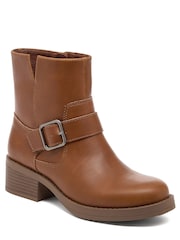 Rocket Dog Brown Freddie Titan Pu Ankle Boots - Image 3 of 6