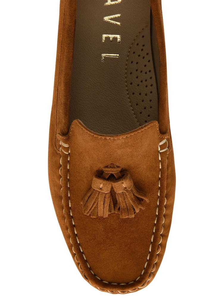 Ravel Brown Leather Loafers - Image 4 of 4