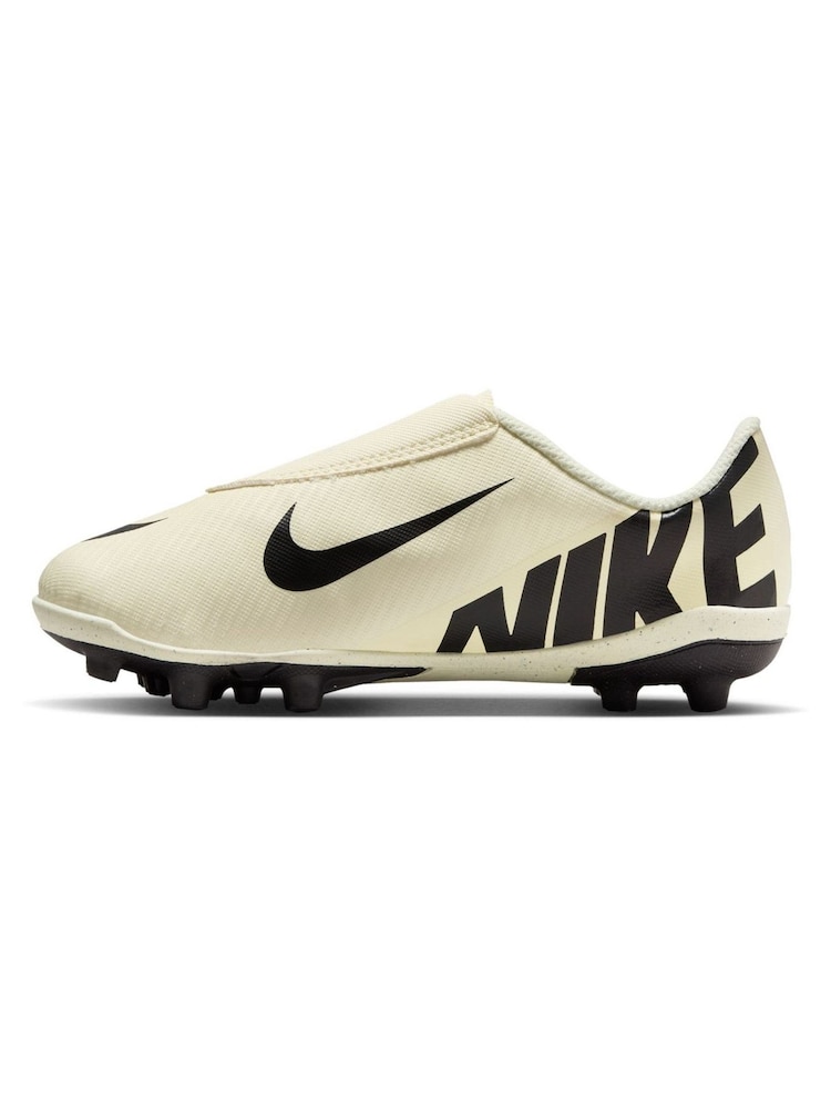 Nike Cream Kids Mercurial Vapor 15 Club Firm Ground Football Boots - Image 1 of 10