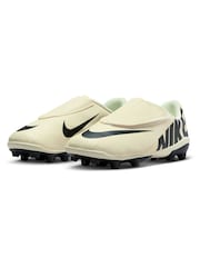 Nike Cream Kids Mercurial Vapor 15 Club Firm Ground Football Boots - Image 3 of 10