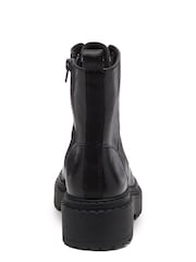 Rocket Dog Black Prima Grinnel Pu Lace Up Ankle Boots - Image 3 of 6
